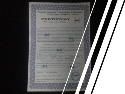 certificate iceberg